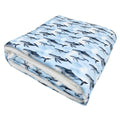 Whale Watch Fuzzy Bamboo Blanket
