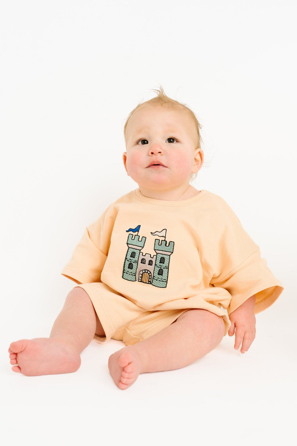 Castle Embroidered Slouchy Set