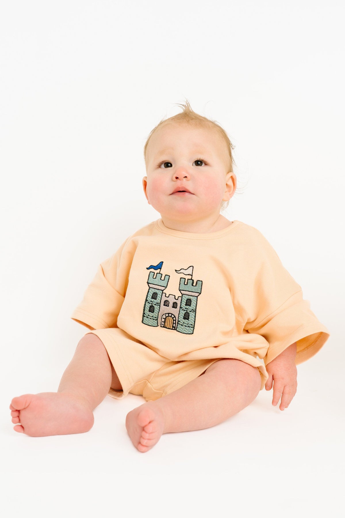 Castle Embroidered Slouchy Set