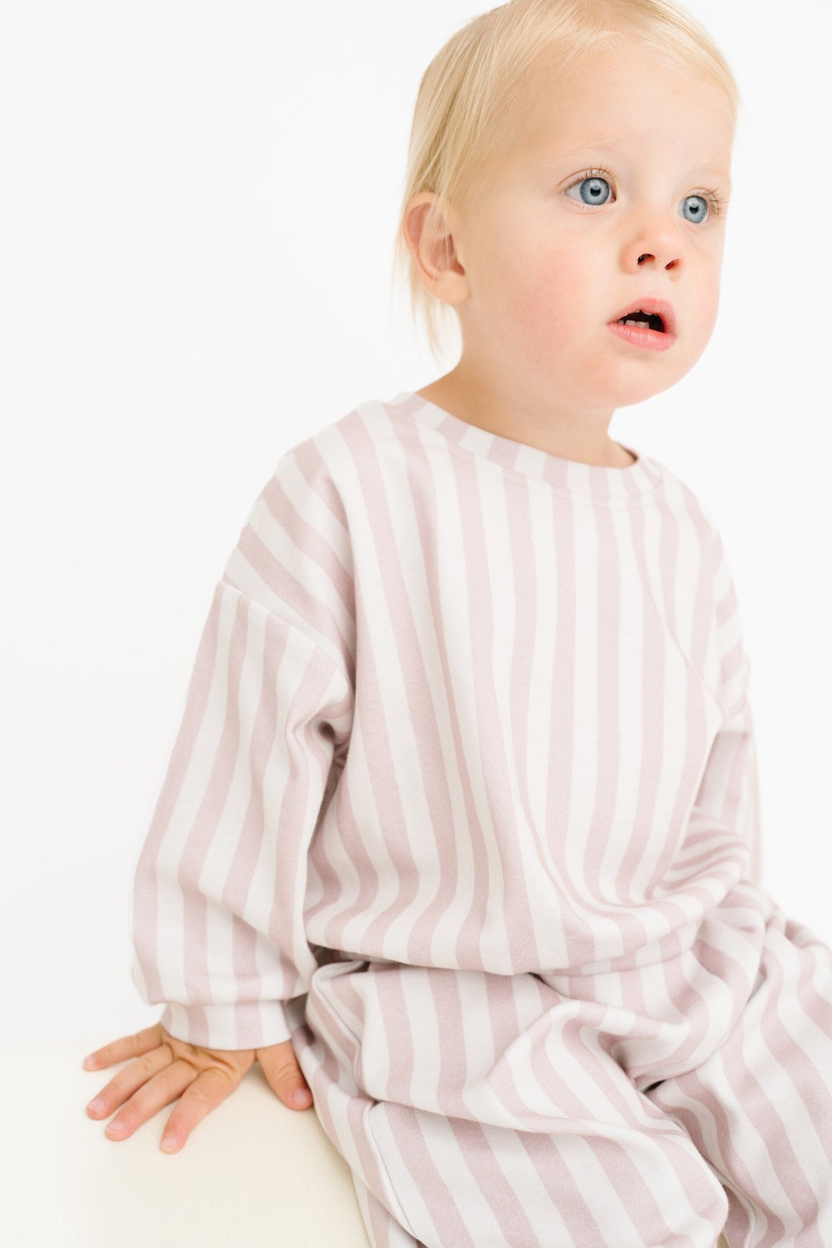 Blush Stripe Sweatsuit