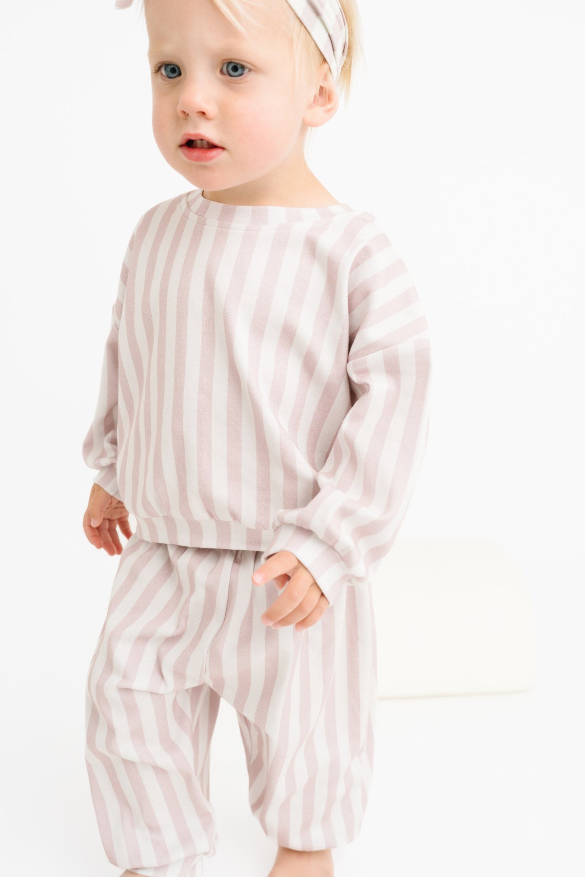 Blush Stripe Sweatsuit