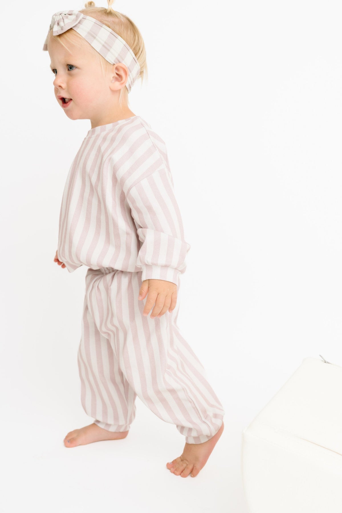 Blush Stripe Sweatsuit