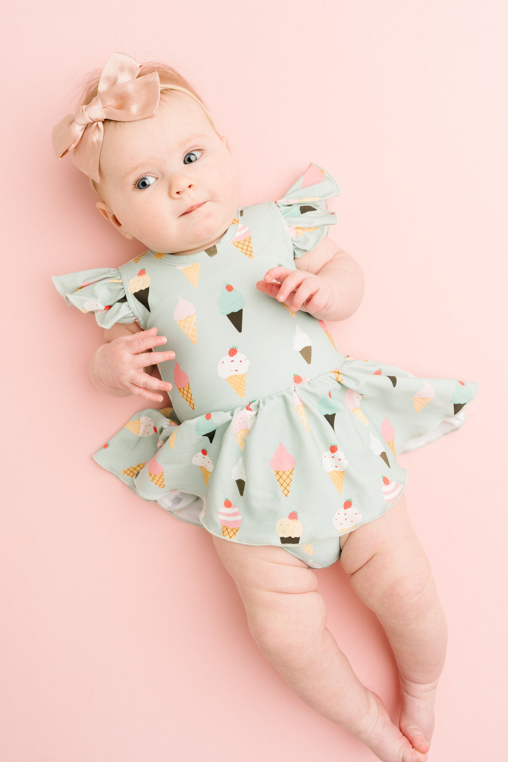 Ice Cream Swim Dress