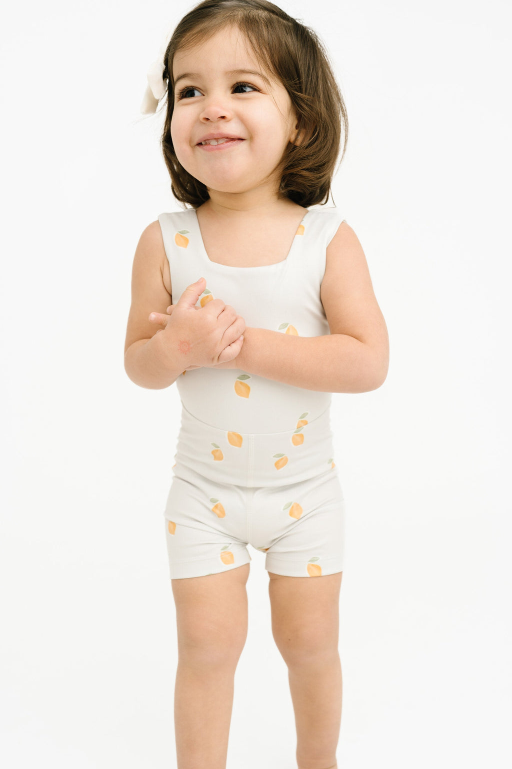 Lemon Delight Athletic Romper