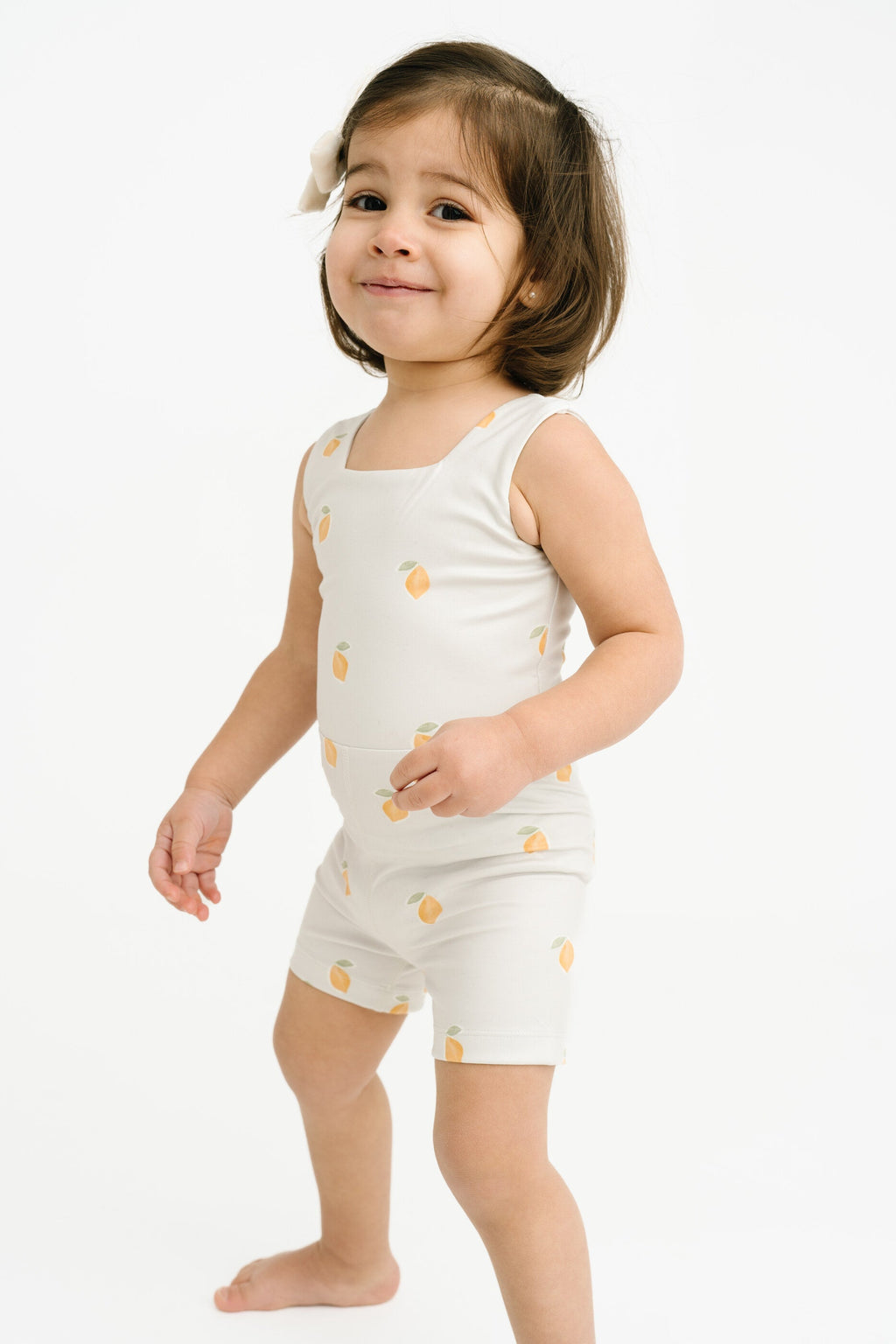 Lemon Delight Athletic Romper