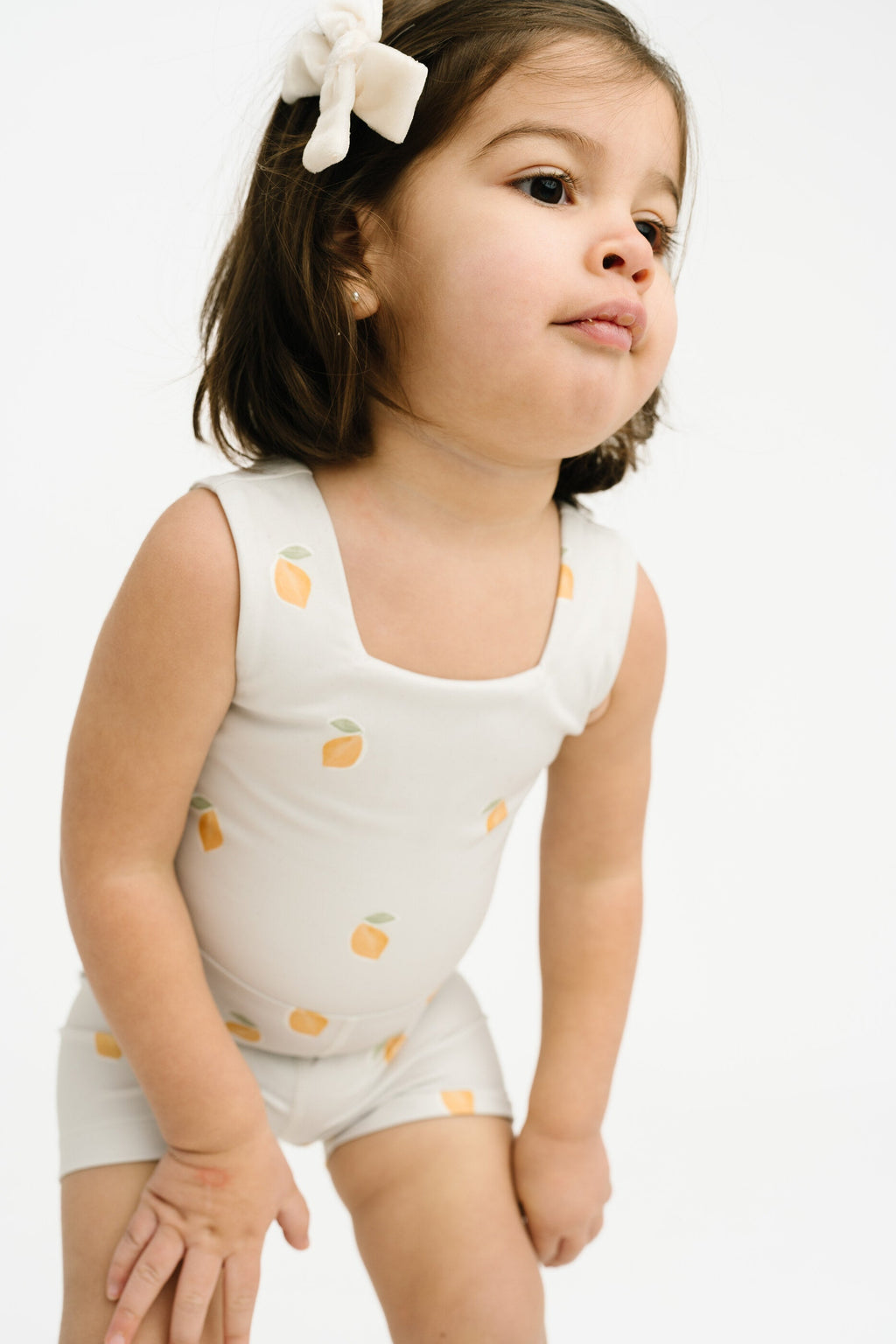 Lemon Delight Athletic Romper