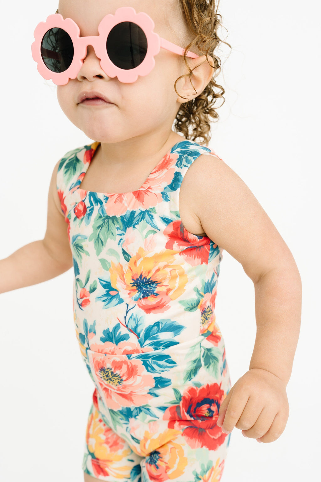 Sweet Blooms Athletic Romper
