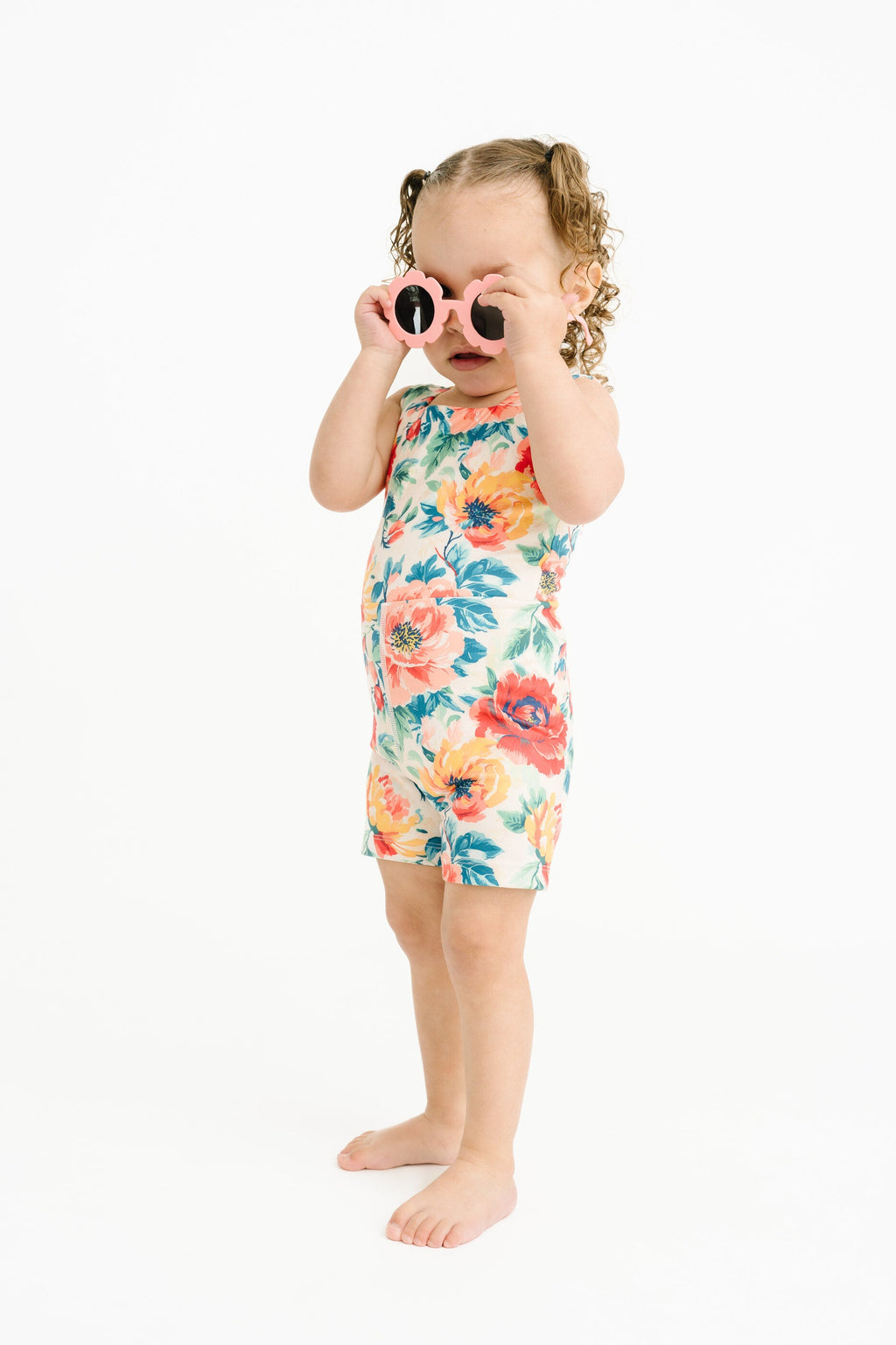 Sweet Blooms Athletic Romper