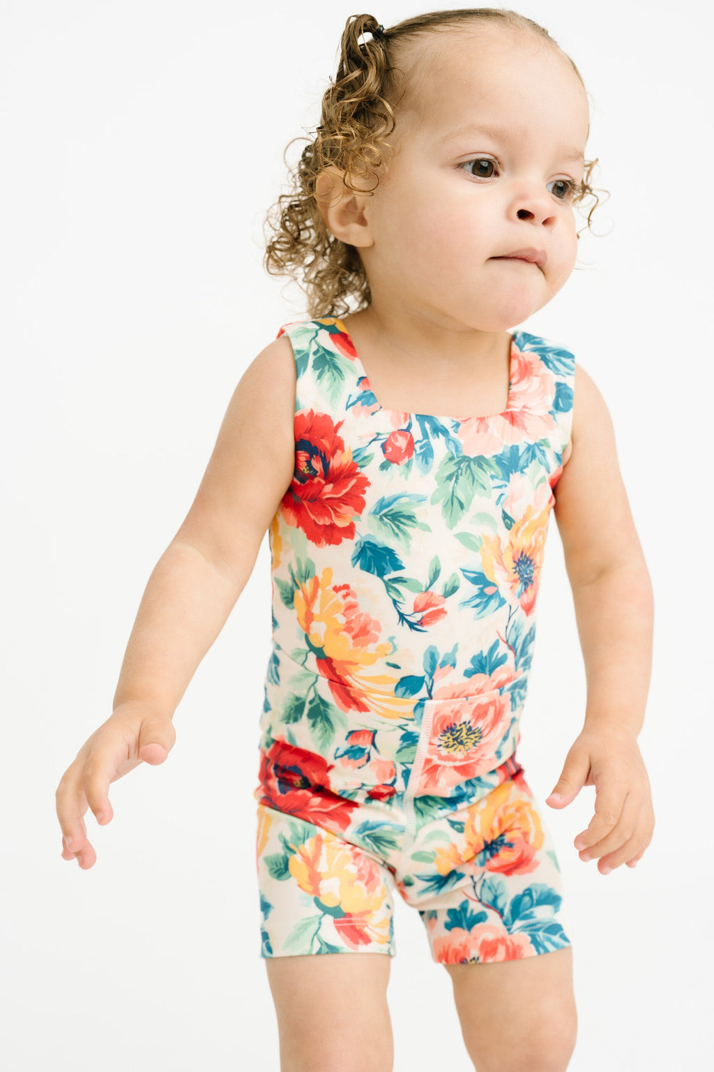 Sweet Blooms Athletic Romper