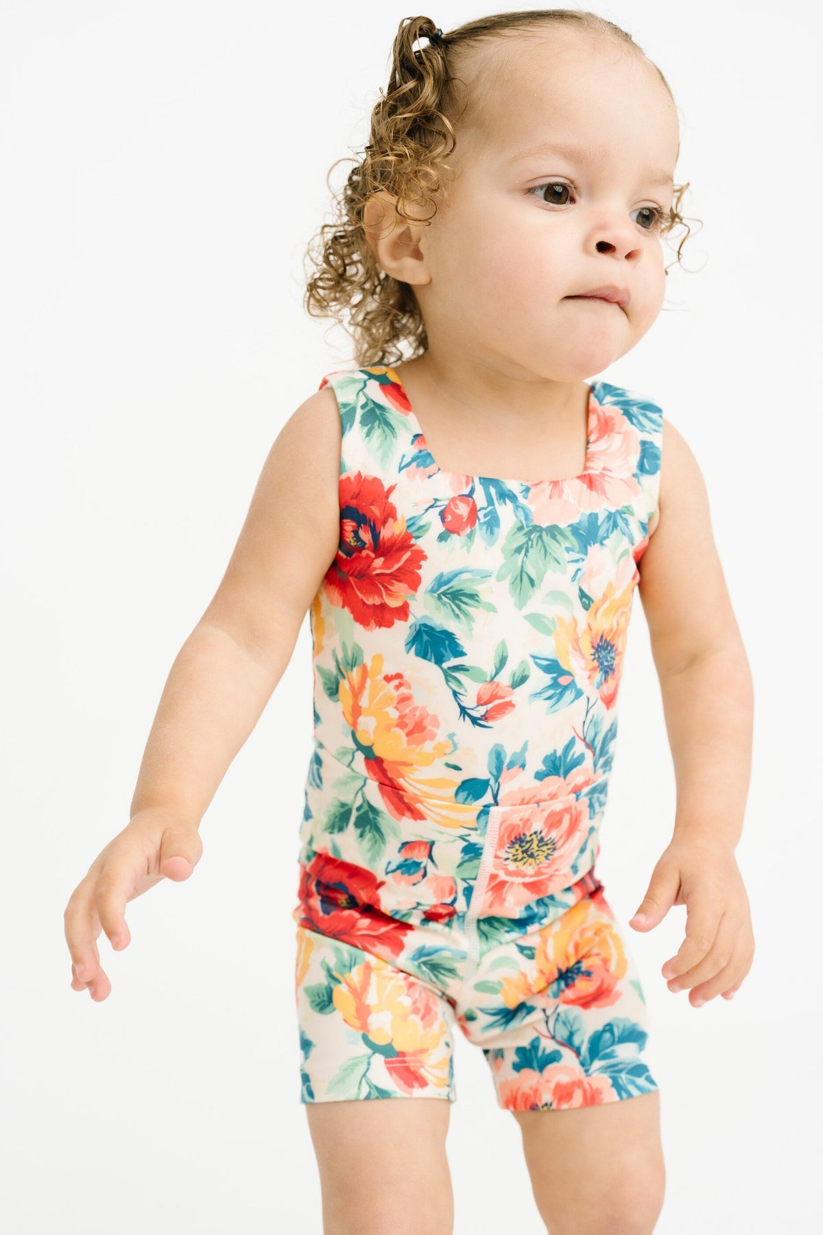 Sweet Blooms Athletic Romper