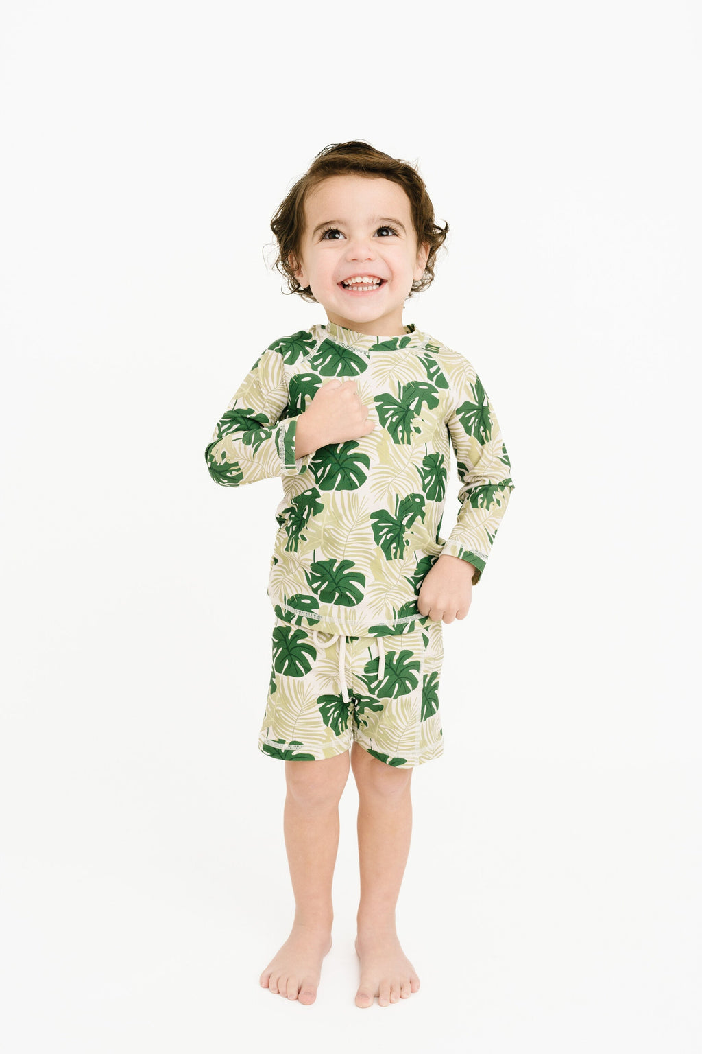 Palm Paradise Swim Top & Trunks