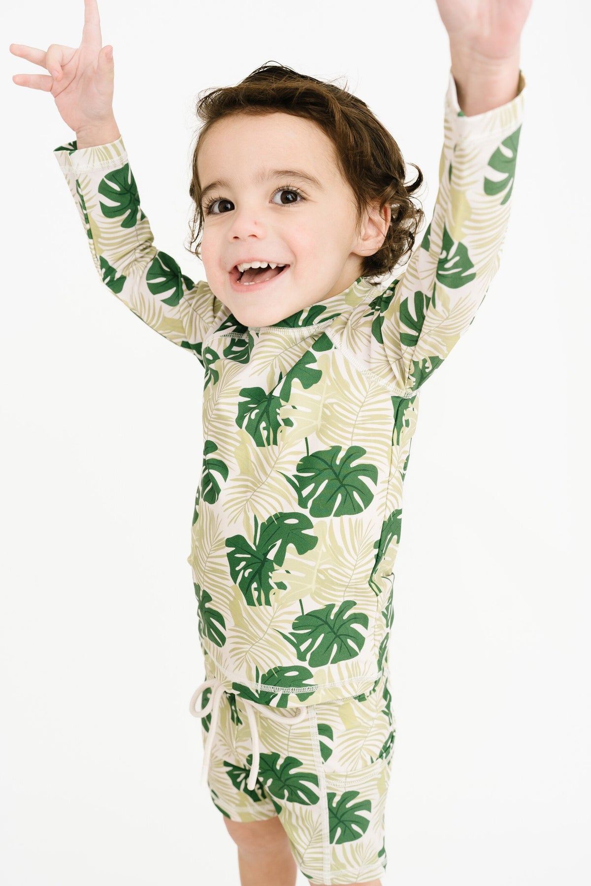Palm Paradise Swim Top & Trunks