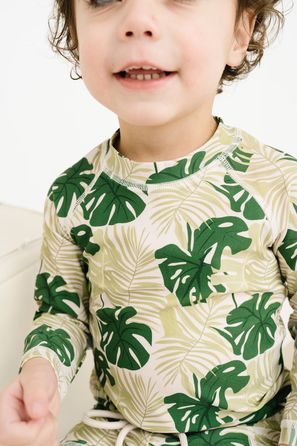 Palm Paradise Swim Top & Trunks