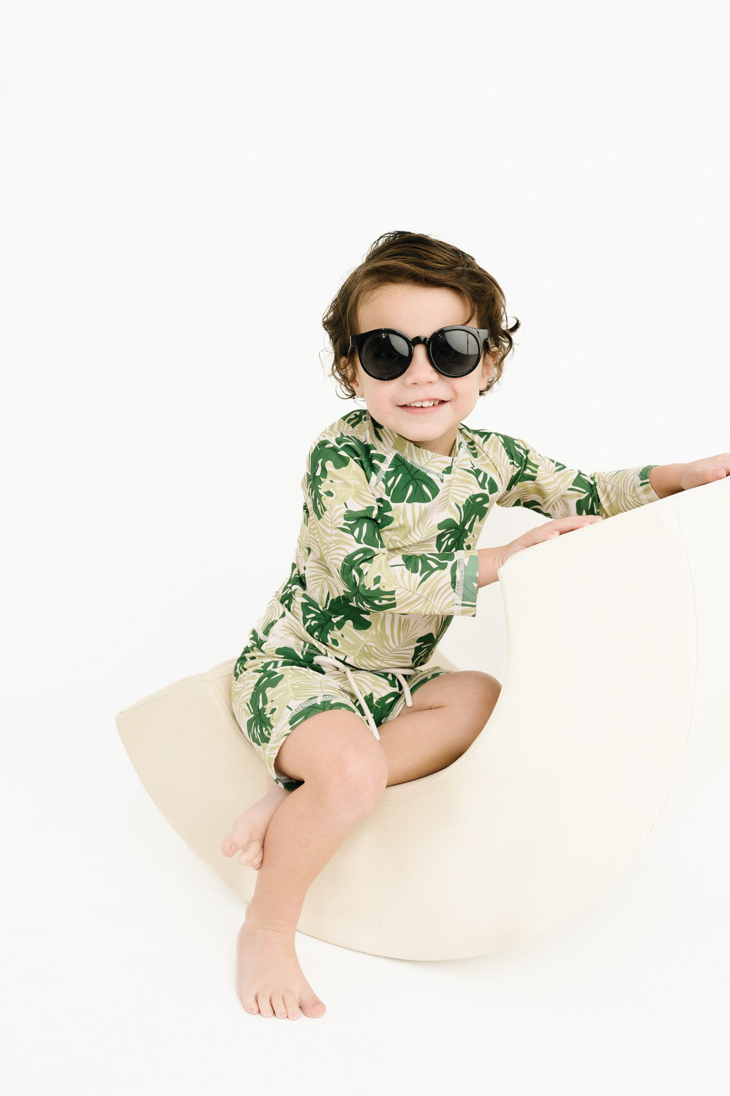 Palm Paradise Swim Top & Trunks