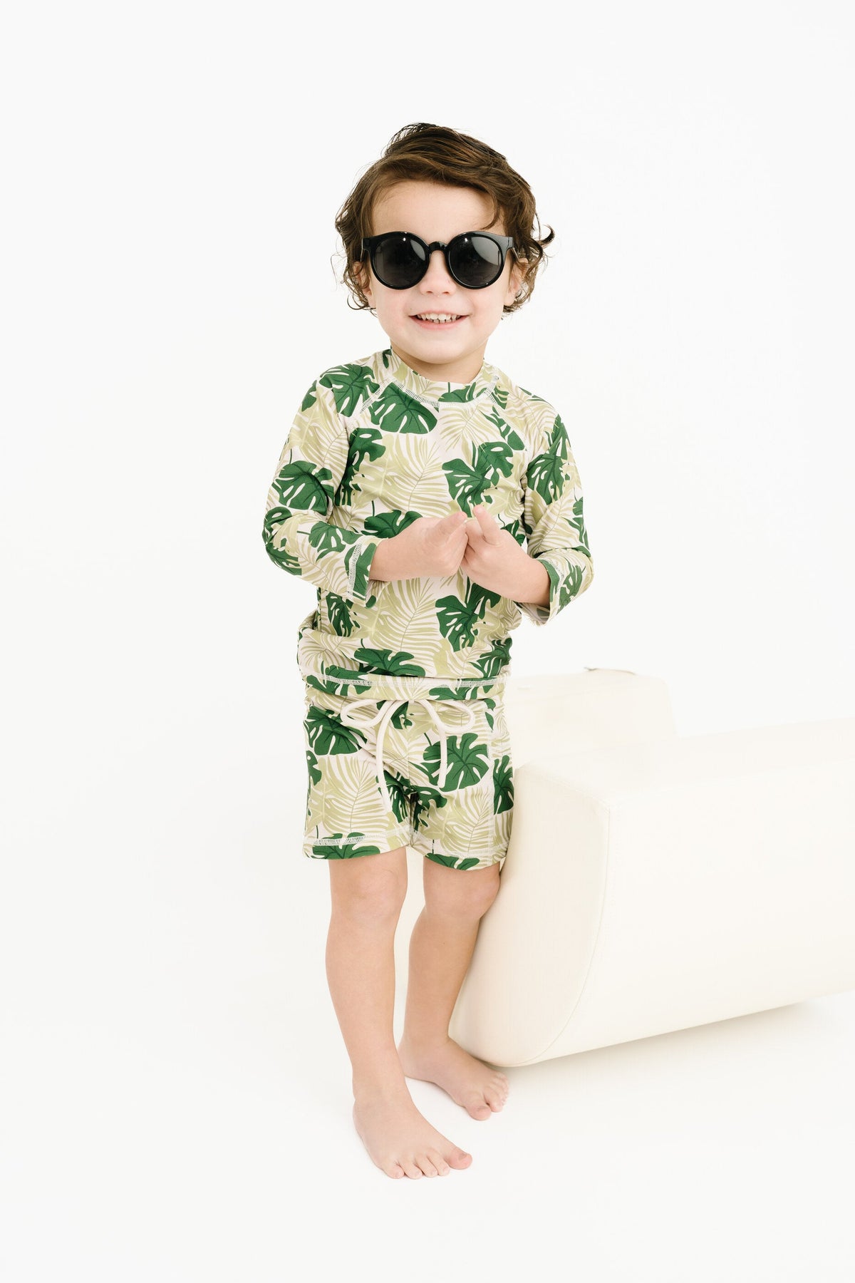 Palm Paradise Swim Top & Trunks