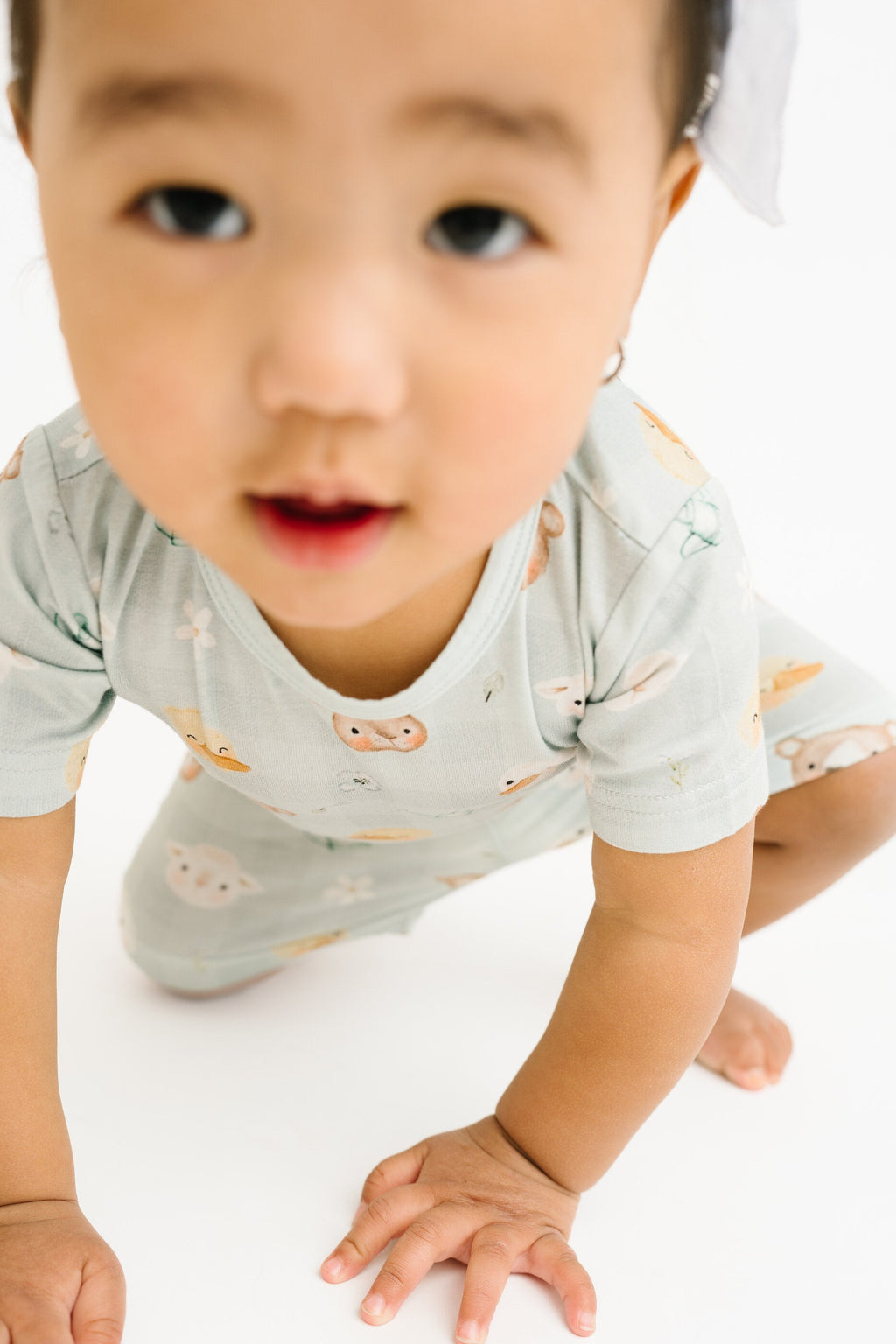 Springtime Pals Bamboo Shorts Set