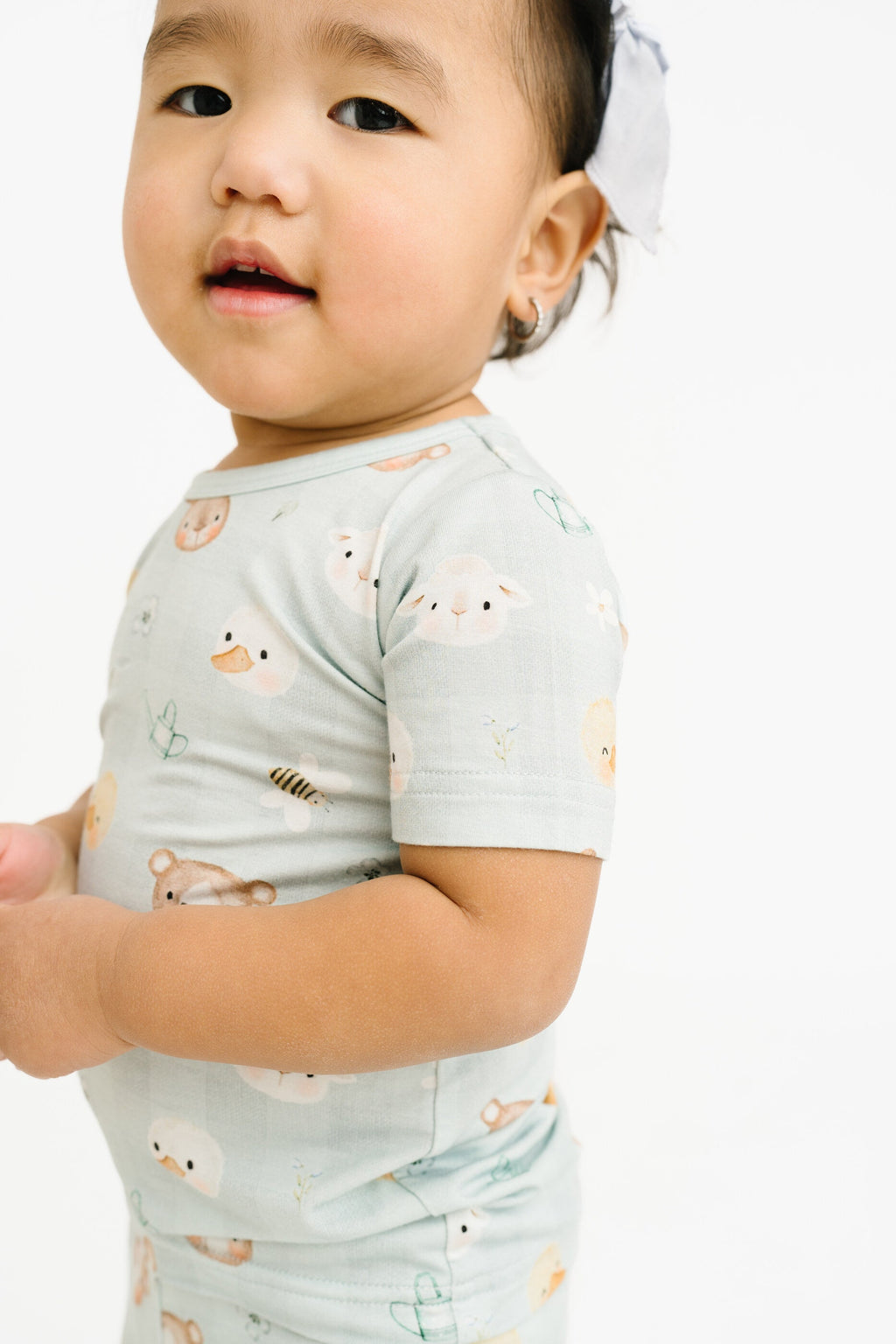 Springtime Pals Bamboo Shorts Set