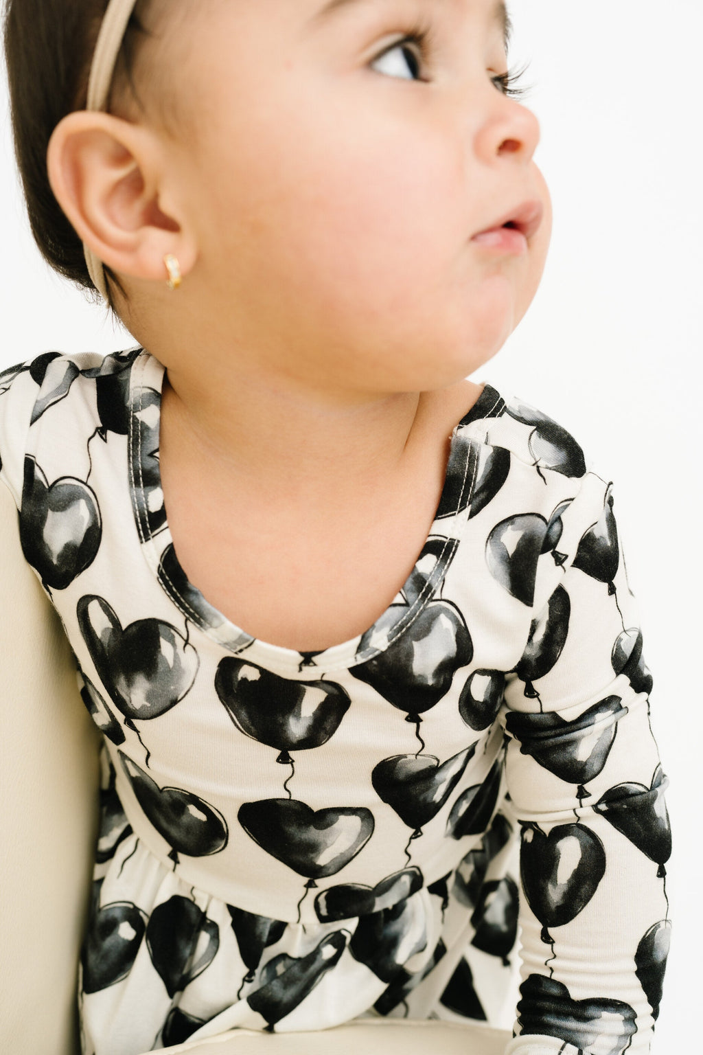 Black Heart Balloons Bamboo Dress