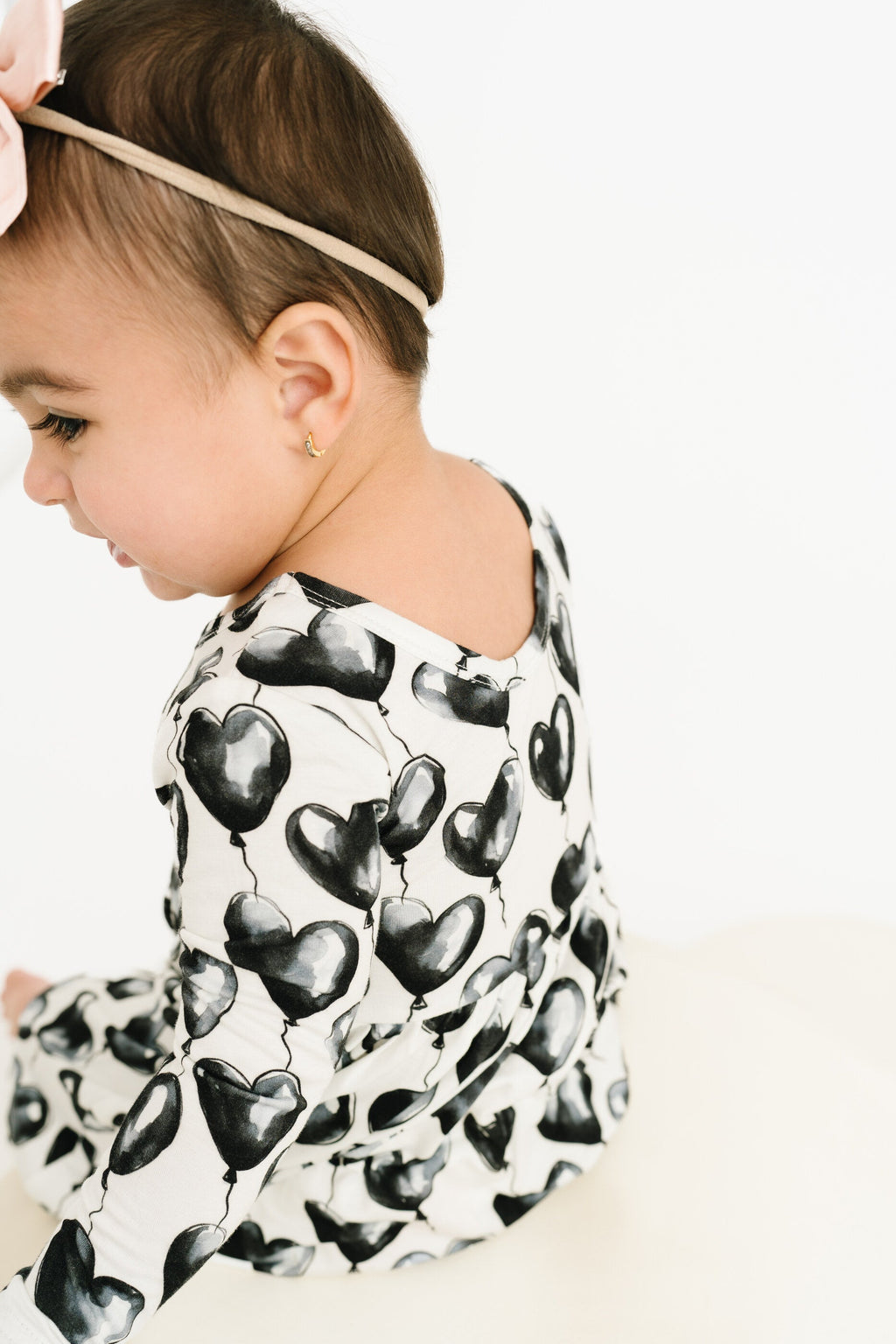 Black Heart Balloons Bamboo Dress