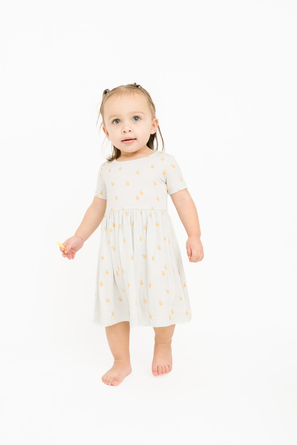 Lemon Delight Short Sleeve Bamboo Dress