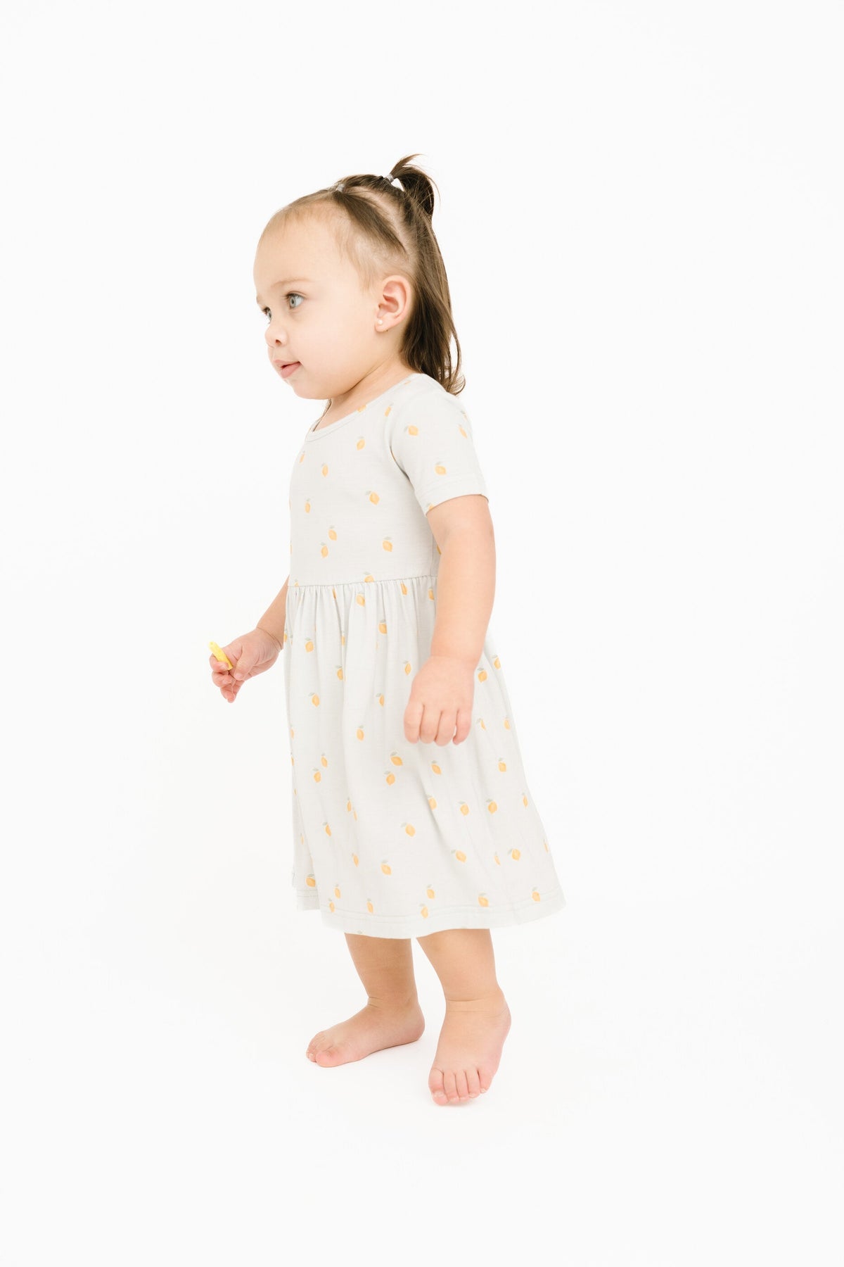 Lemon Delight Short Sleeve Bamboo Dress