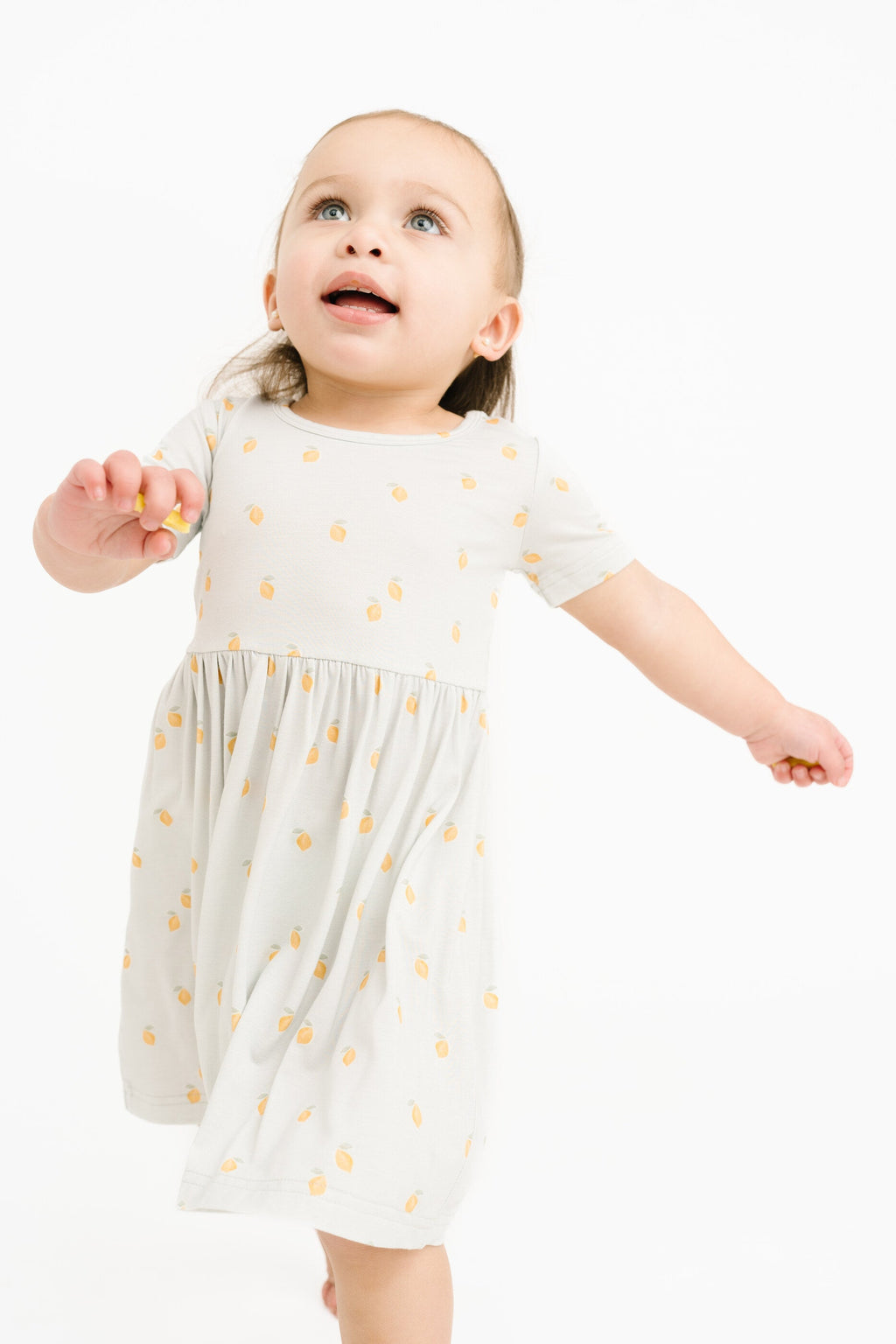 Lemon Delight Short Sleeve Bamboo Dress