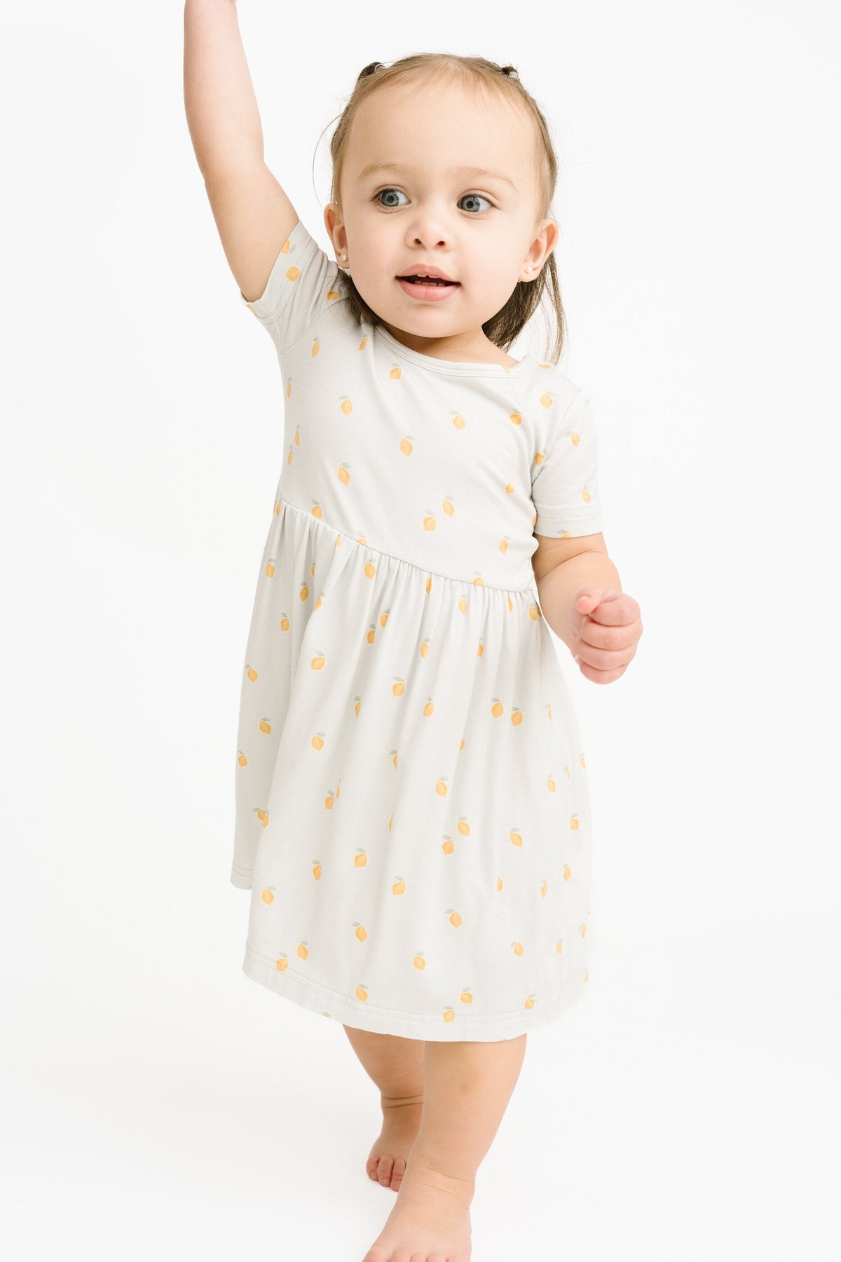 Lemon Delight Short Sleeve Bamboo Dress