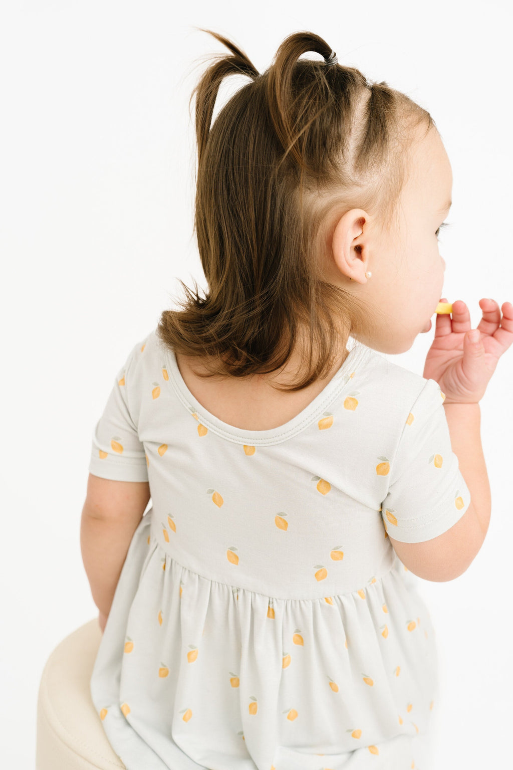 Lemon Delight Short Sleeve Bamboo Dress