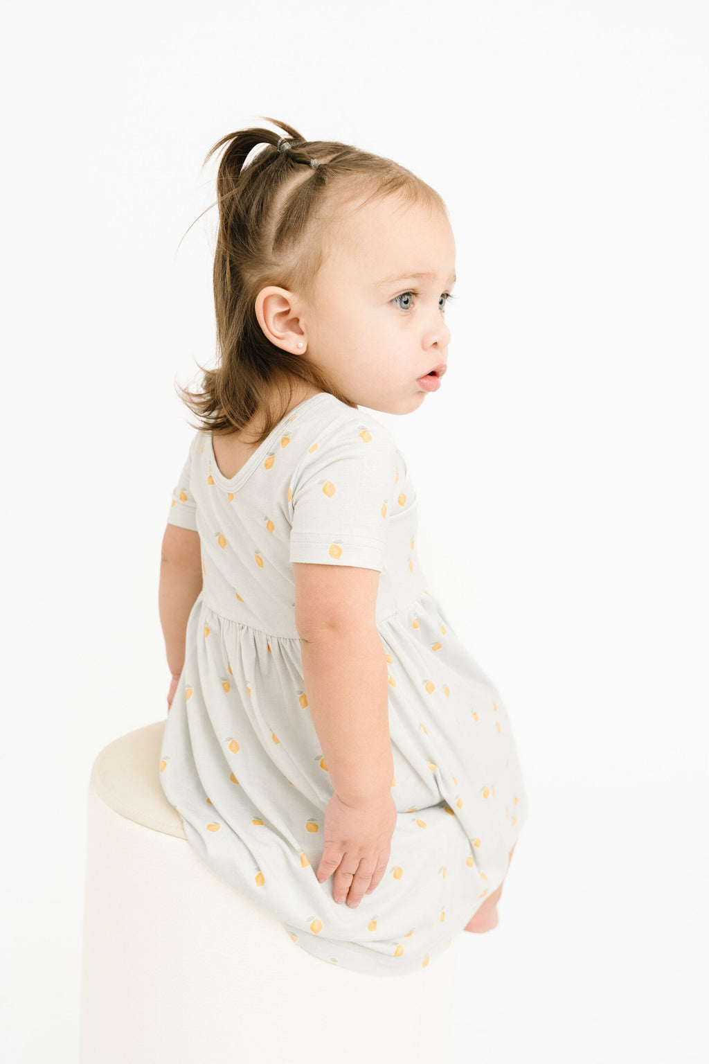 Lemon Delight Short Sleeve Bamboo Dress